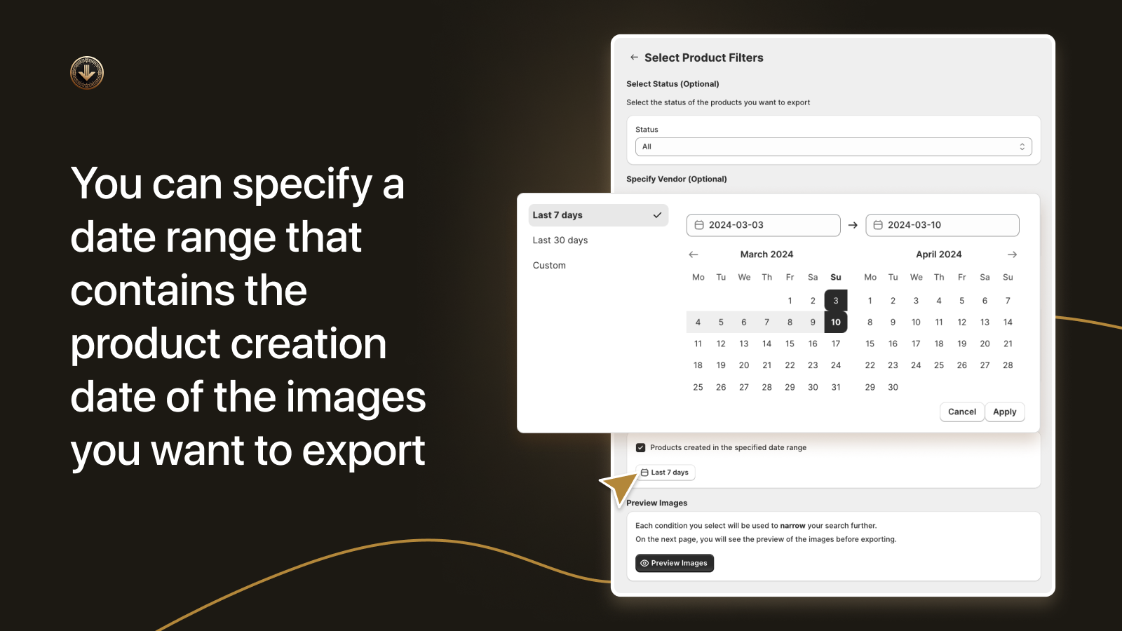 CS ‑ Export Product Images Screenshot