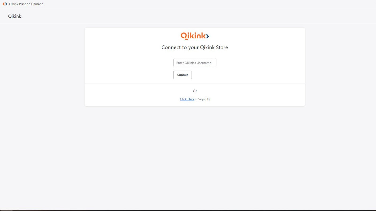 Qikink Print on Demand Screenshot