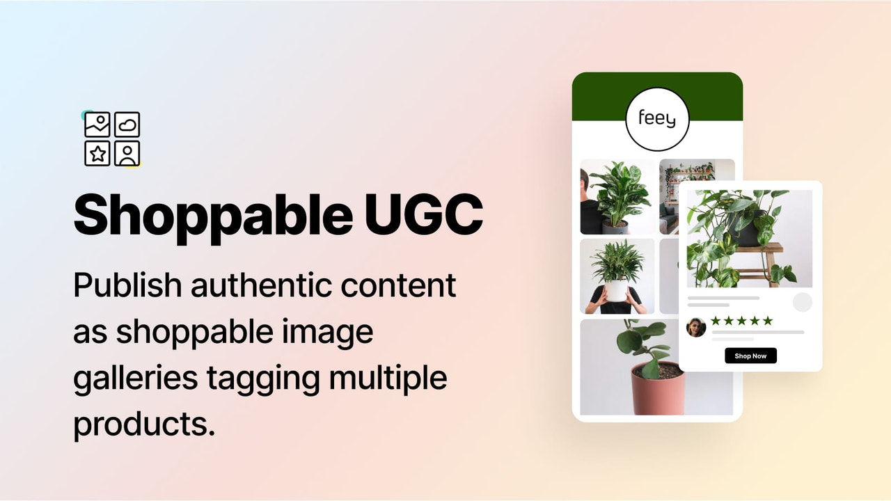 Shoppable UGC-gallerier