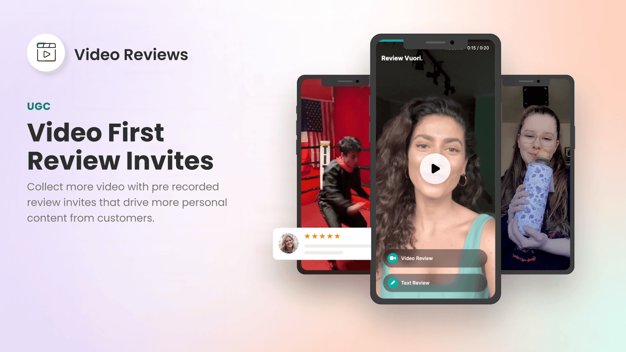 Video First Review Invitations