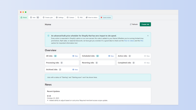 Edición y programación de precios con Price Scheduler