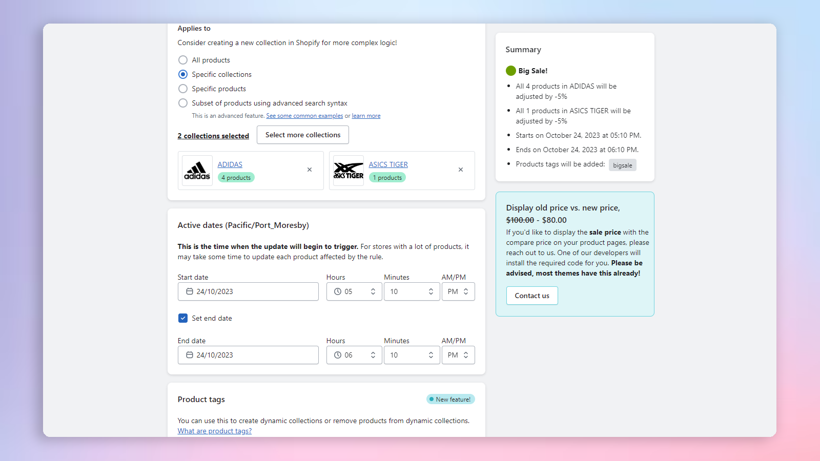 Simple Product Price Scheduler Screenshot