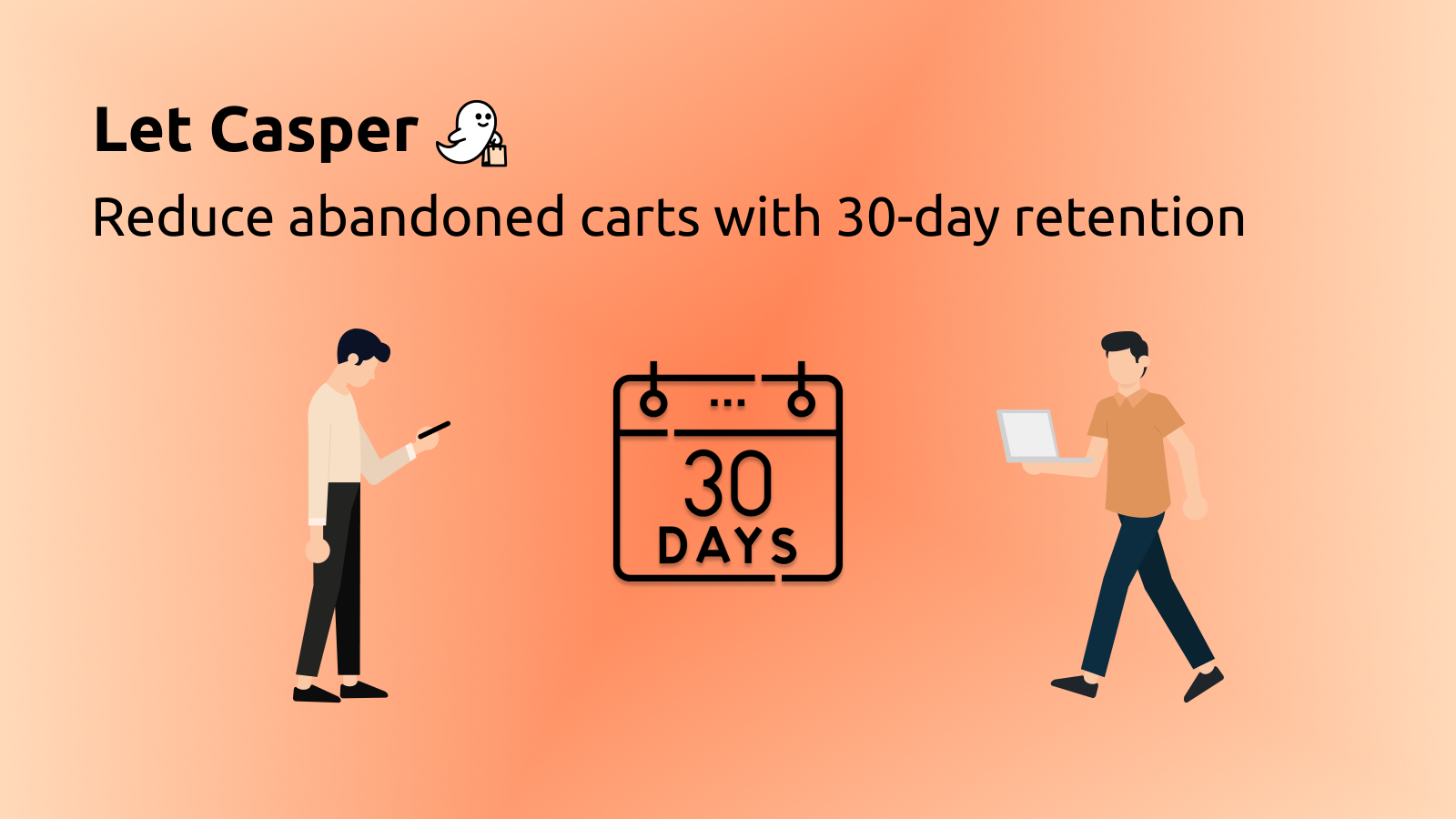 Warenkörbe 30 Tage mit Casper-App speichern, Großhandelswagen