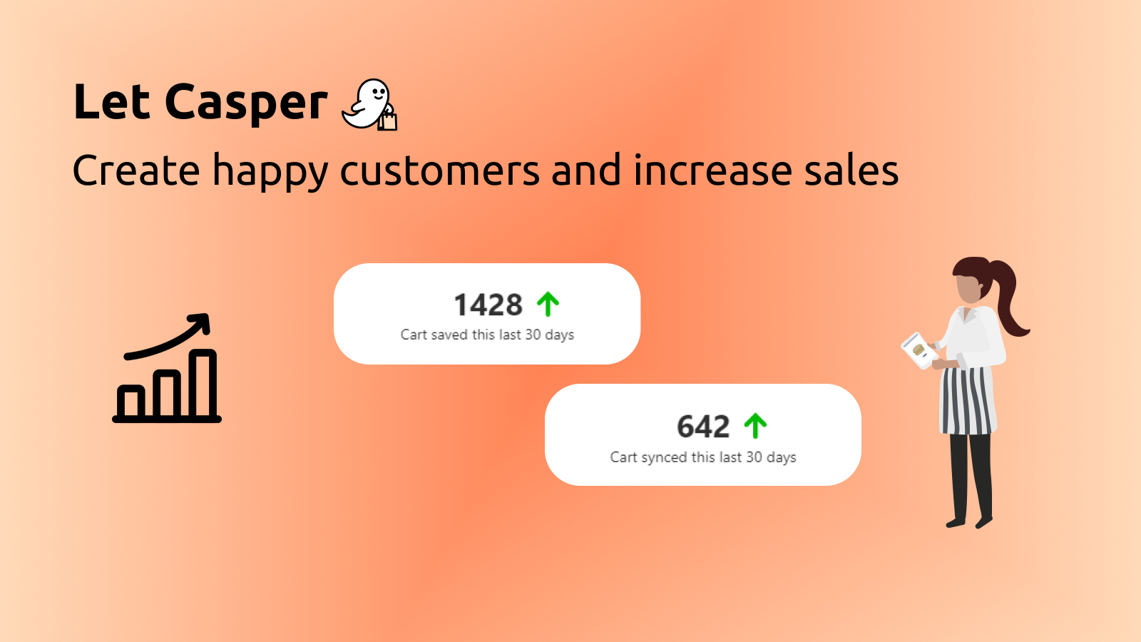 Upgrade your store and increase sales with Casper app, abandoned