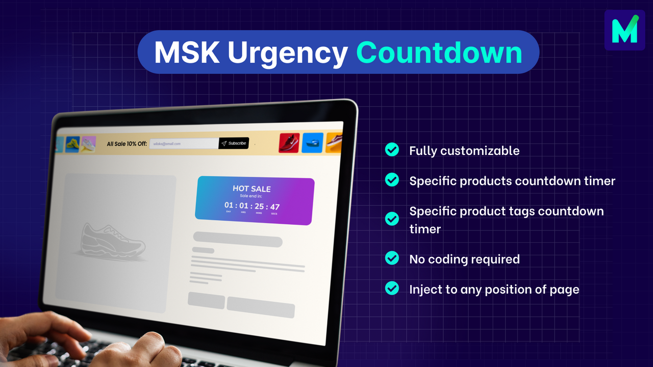 MSK Urgency Countdown Timer