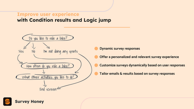 Improve user experience with Condition results and Logic jump