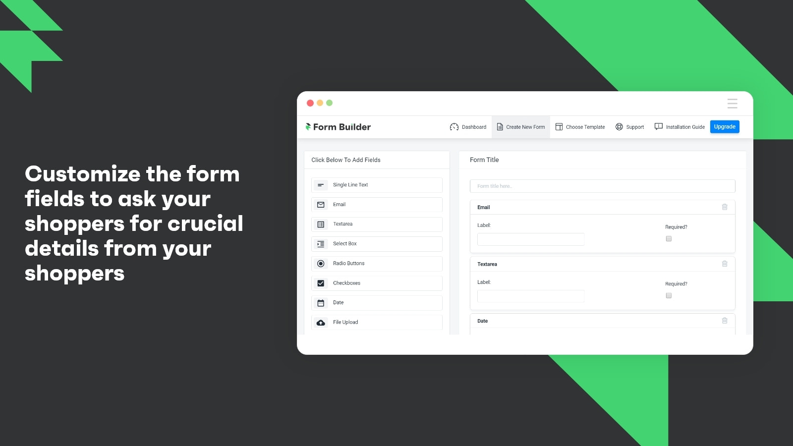 Frontend-Formular