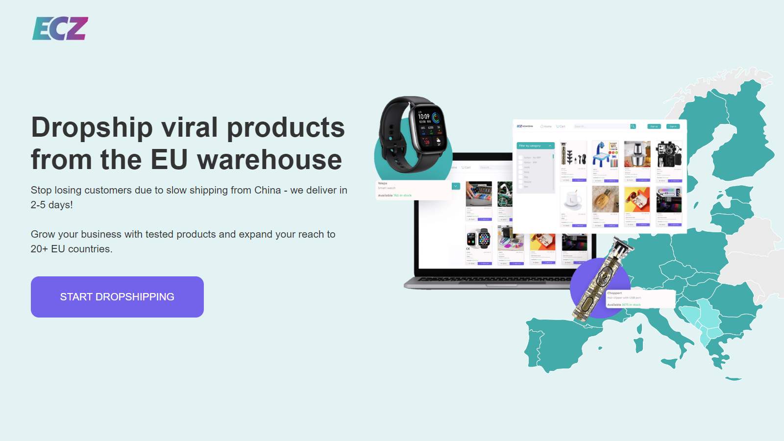 eComZone EU Dropshipping Screenshot