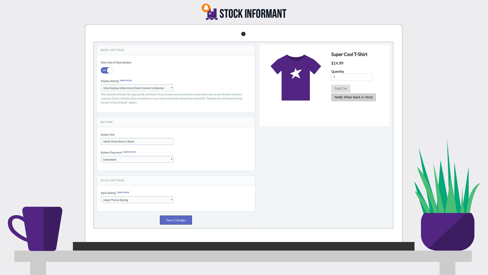 Stock Informant Restock Alert Screenshot