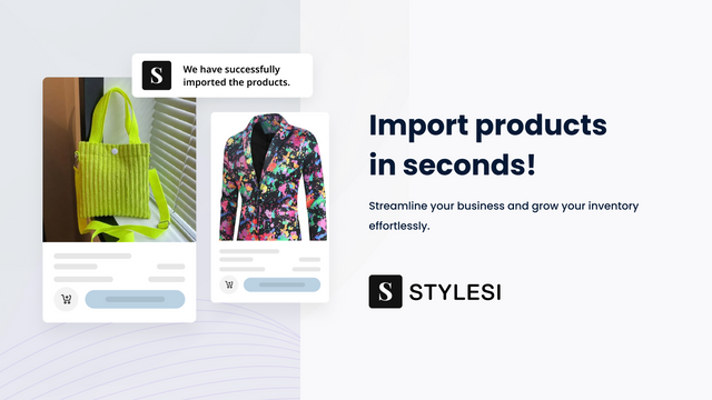Import products in seconds!