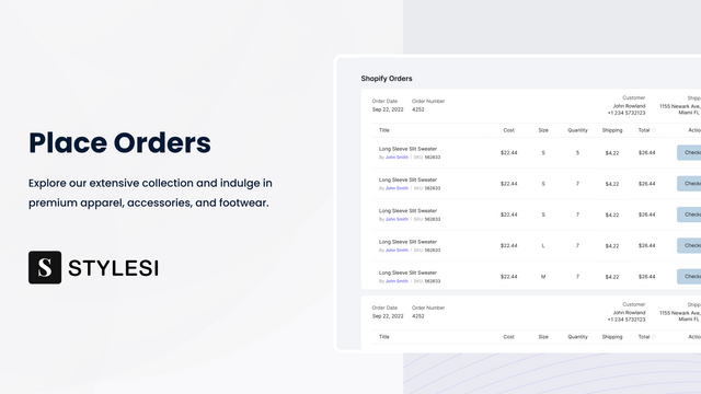 Automated order processing!