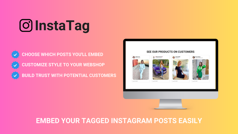 InstaTag ‑ Embed Tagged Posts Screenshot