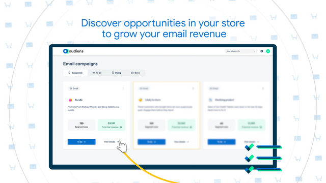 Descubra oportunidades de crescimento para aumentar a receita do email