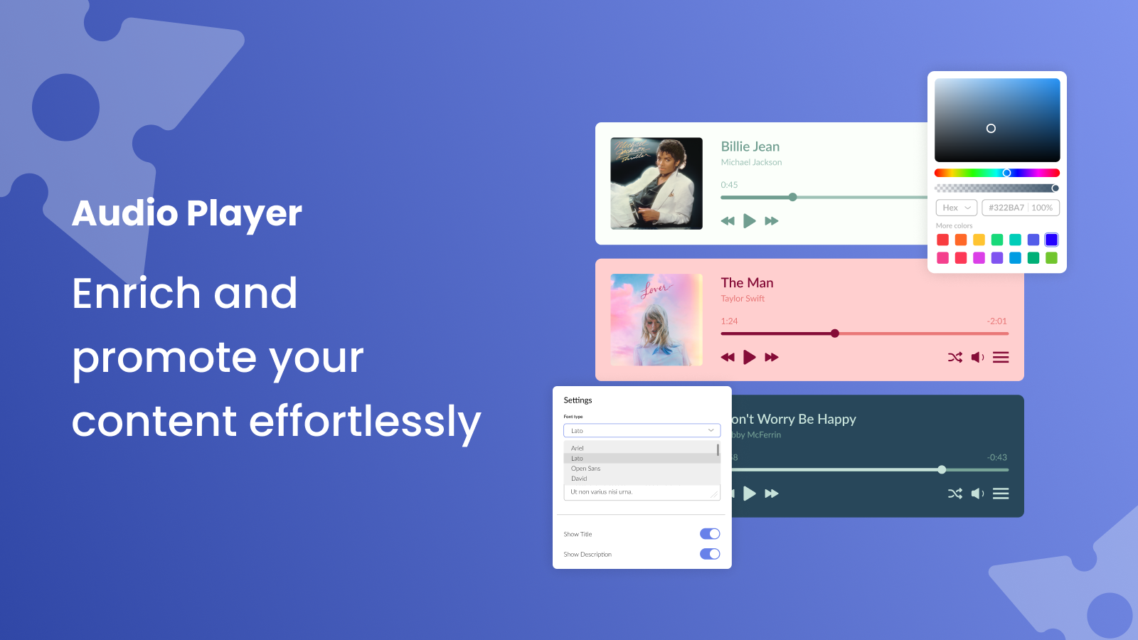 Enrich & Promote Your Content With an Audio Player