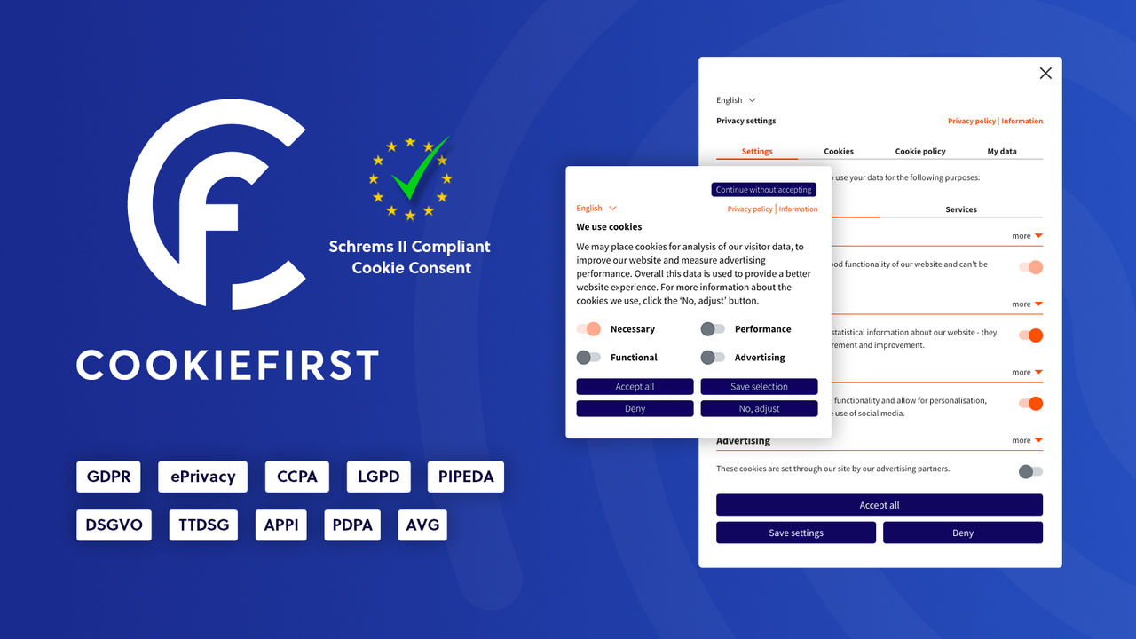 CookieFirst Cookie Banner - Shopify Cookie Consent Lösung