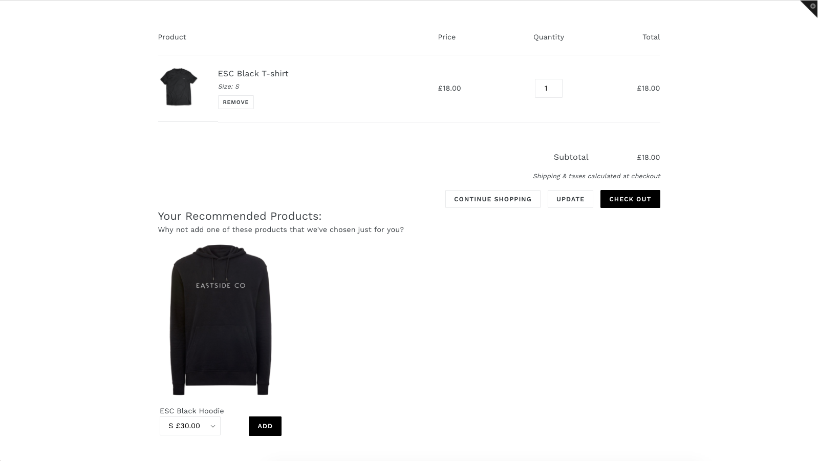 Cart Convert Upsell Cross sell Screenshot