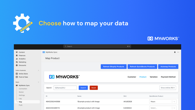 Options de mappage flexibles