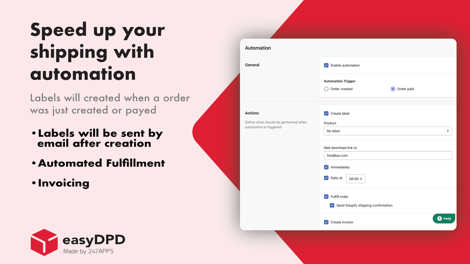 DPD Shipping | easyDPD Screenshot