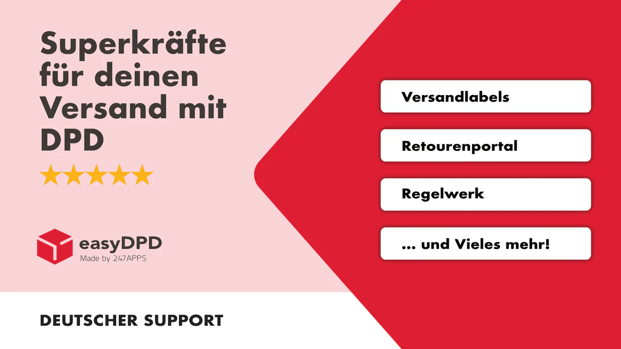 DPD Versand in Shopify