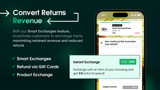 Convert Returns To Revenue | Smart Exchange | Refund w/Gift Card