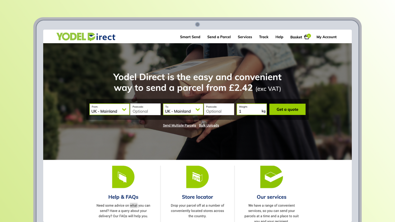 Send Shopify orders with Yodel