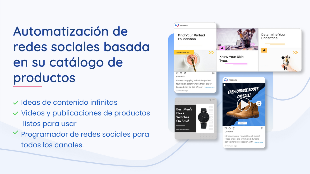 Automatización en redes sociales basada en tu catálogo