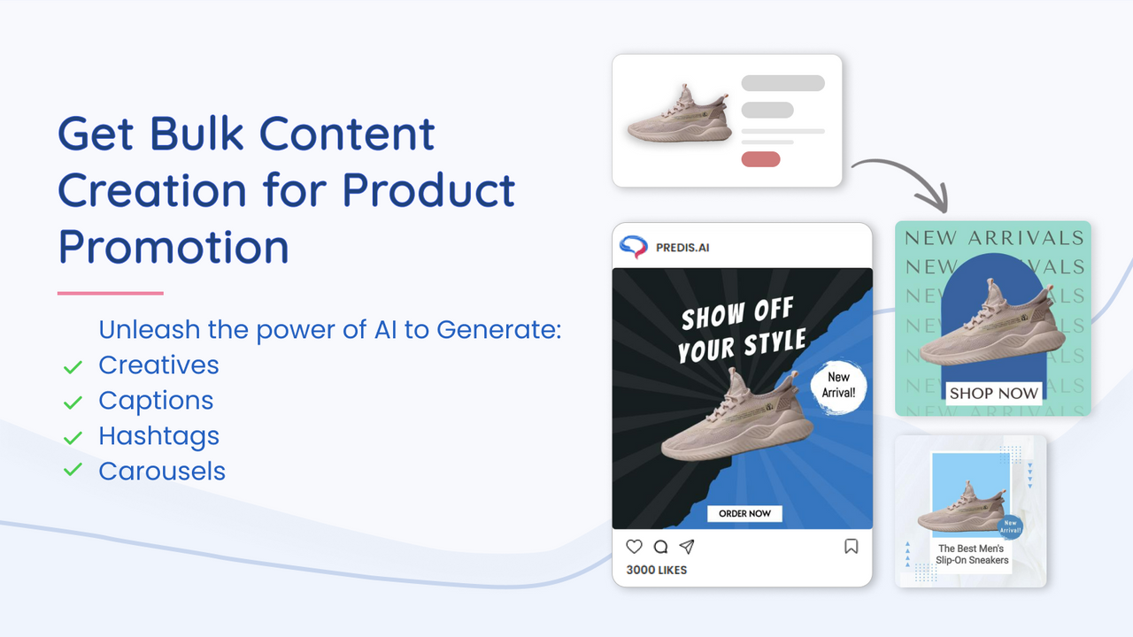 AI content creation. Generate content ideas in bulk