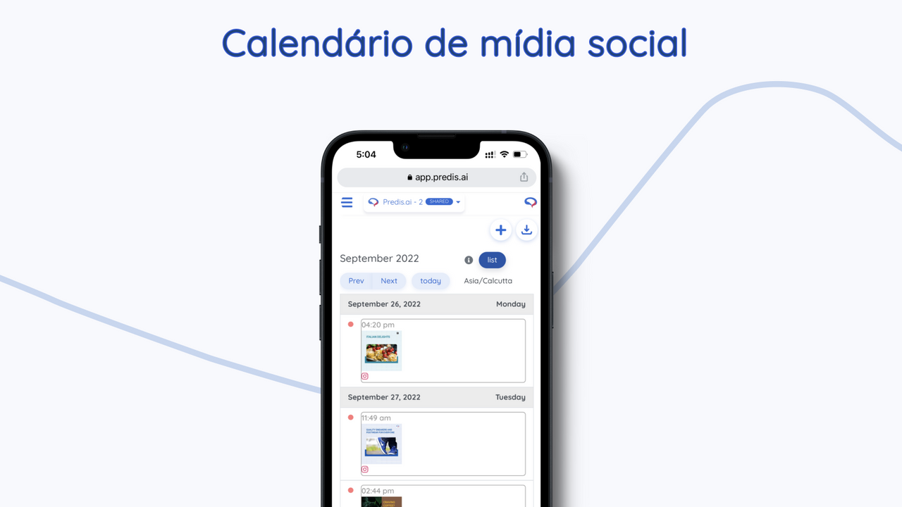 Calendário de mídia social para planejar e executar campanhas