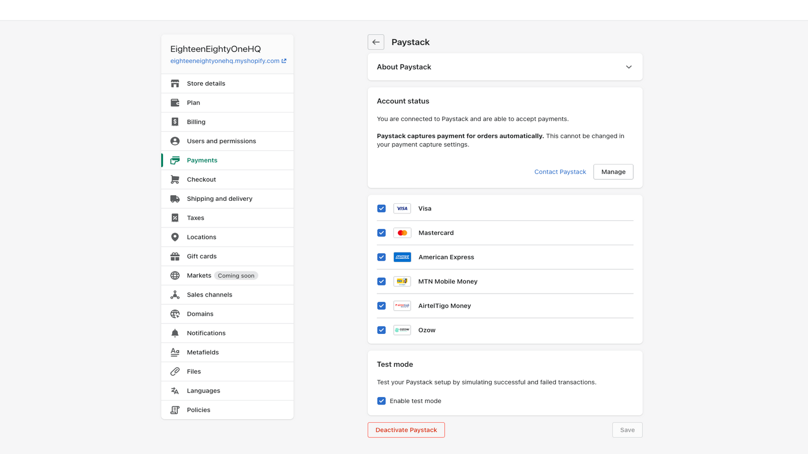 Setup Page 1