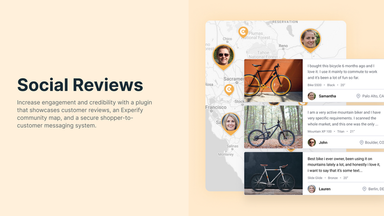 Experify Social Reviews Screenshot