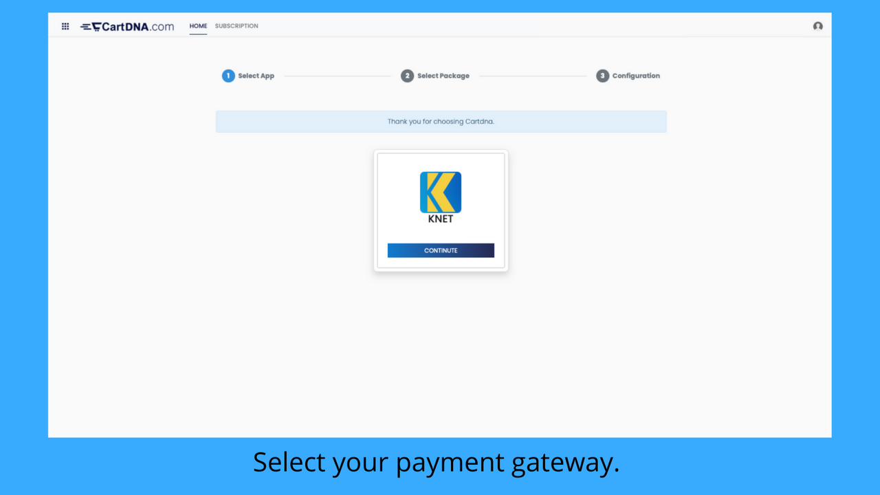 KNET payment Via Bank