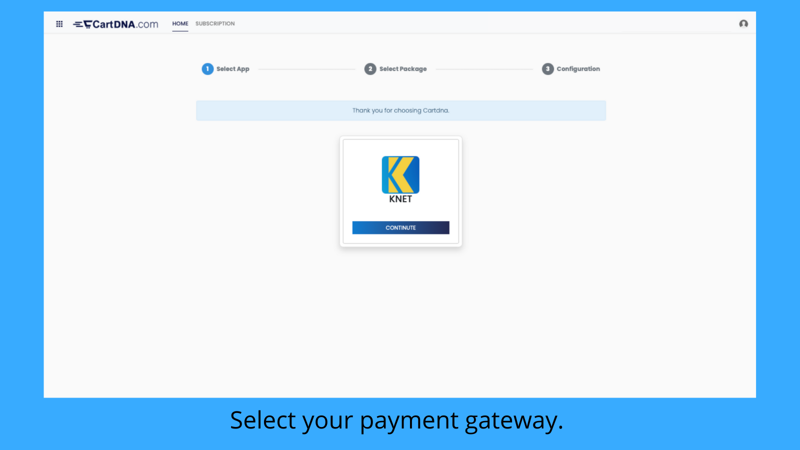 KNET payment Via Bank