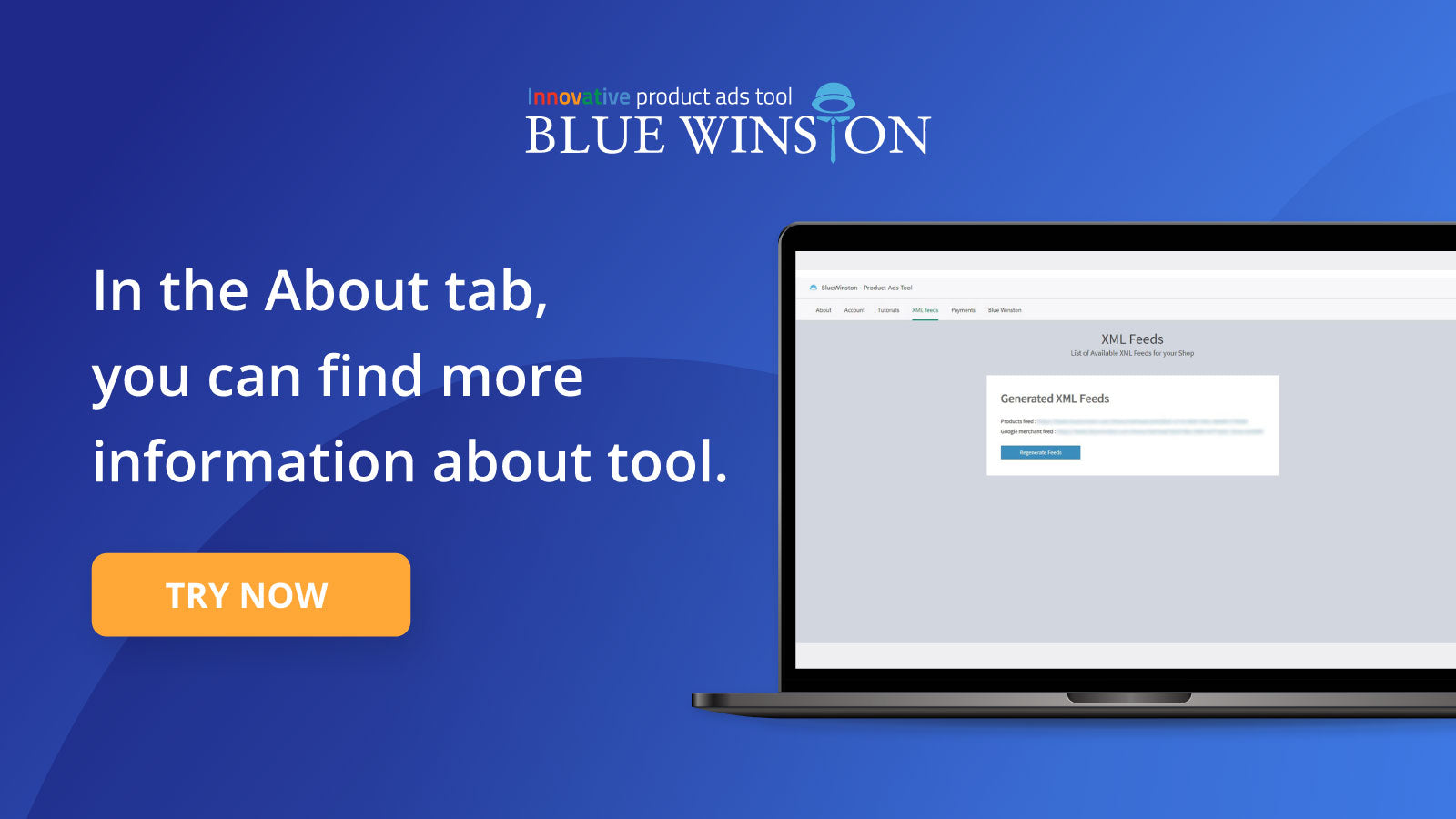 BlueWinston ‑ Product Ads Tool Screenshot