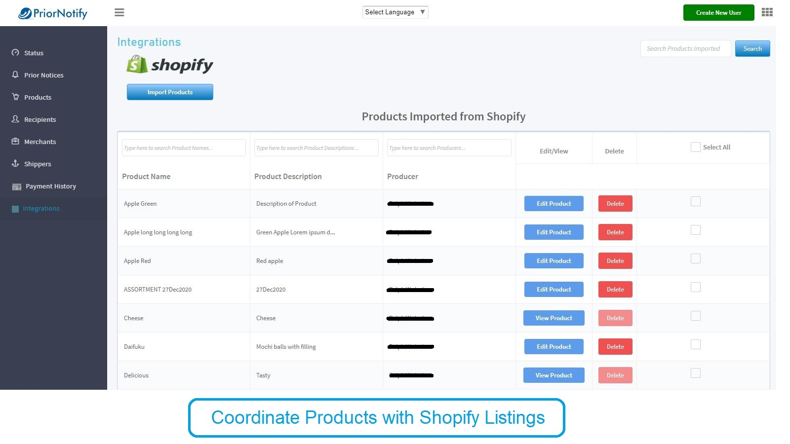 与您的Shopify列表协调