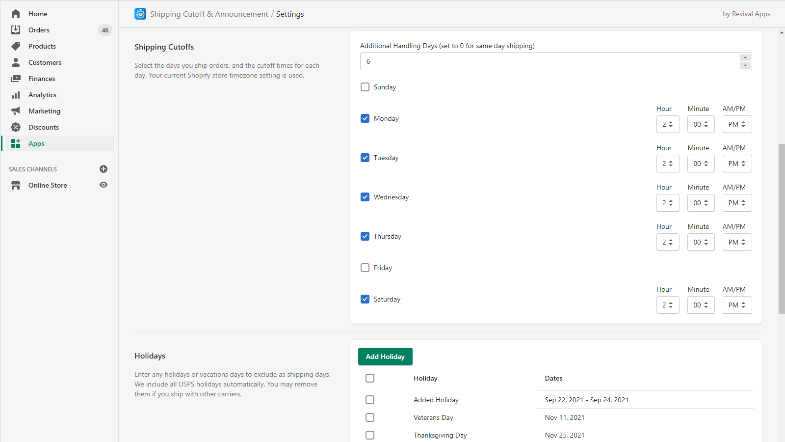 Configurações do Administrador 2