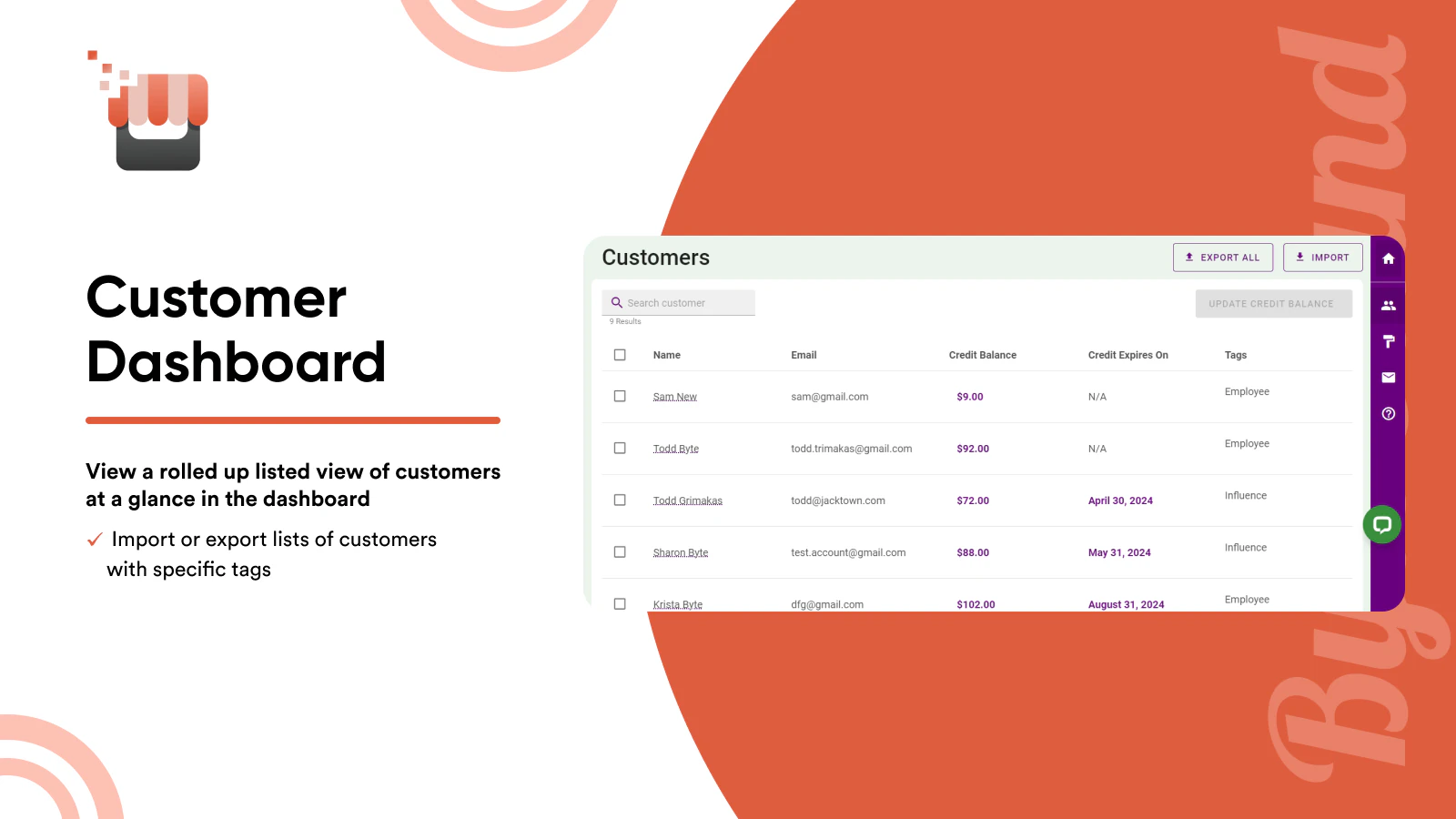 Customer Dashboard