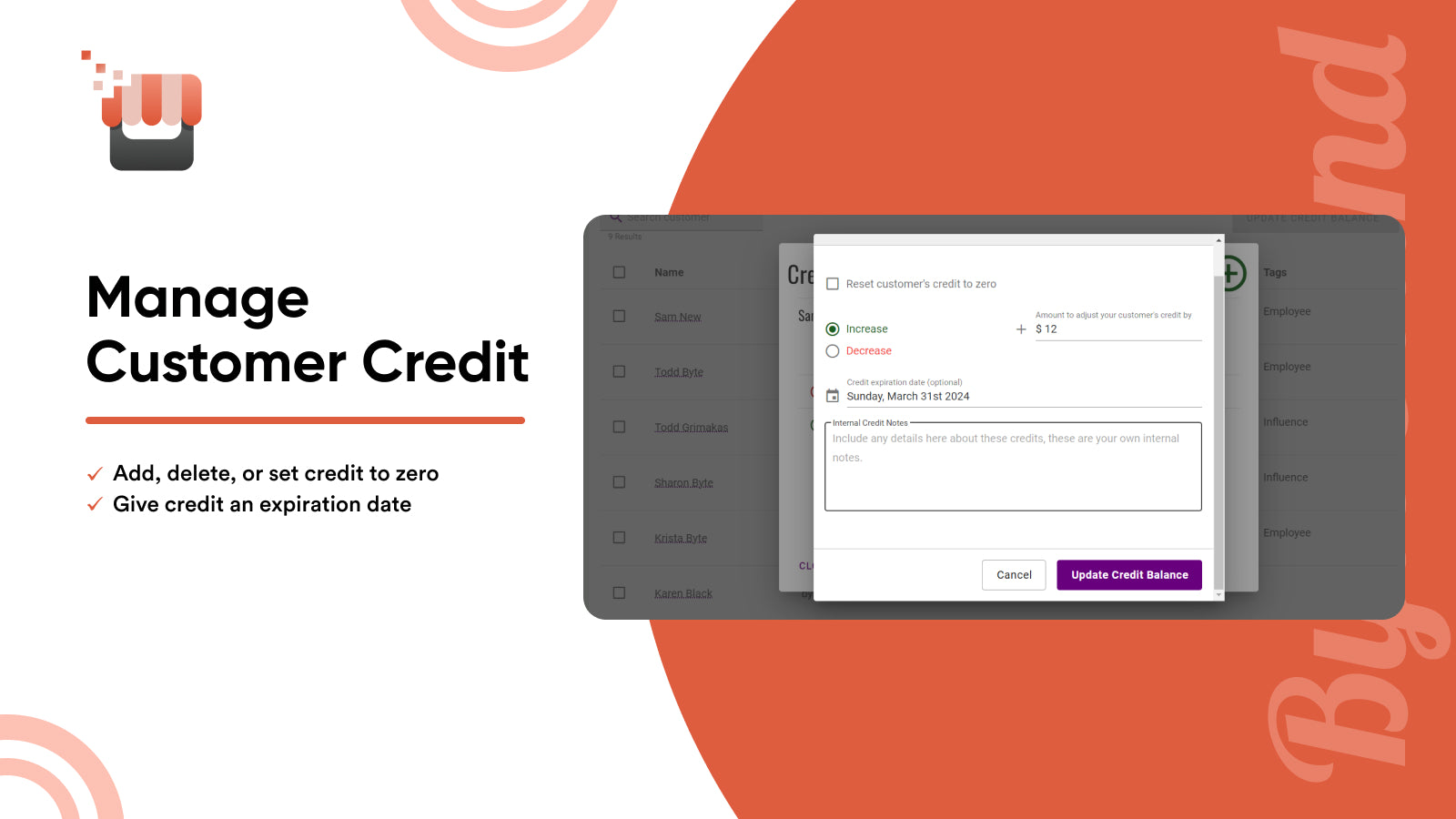 FreshCredit ‑ Store Credit Screenshot