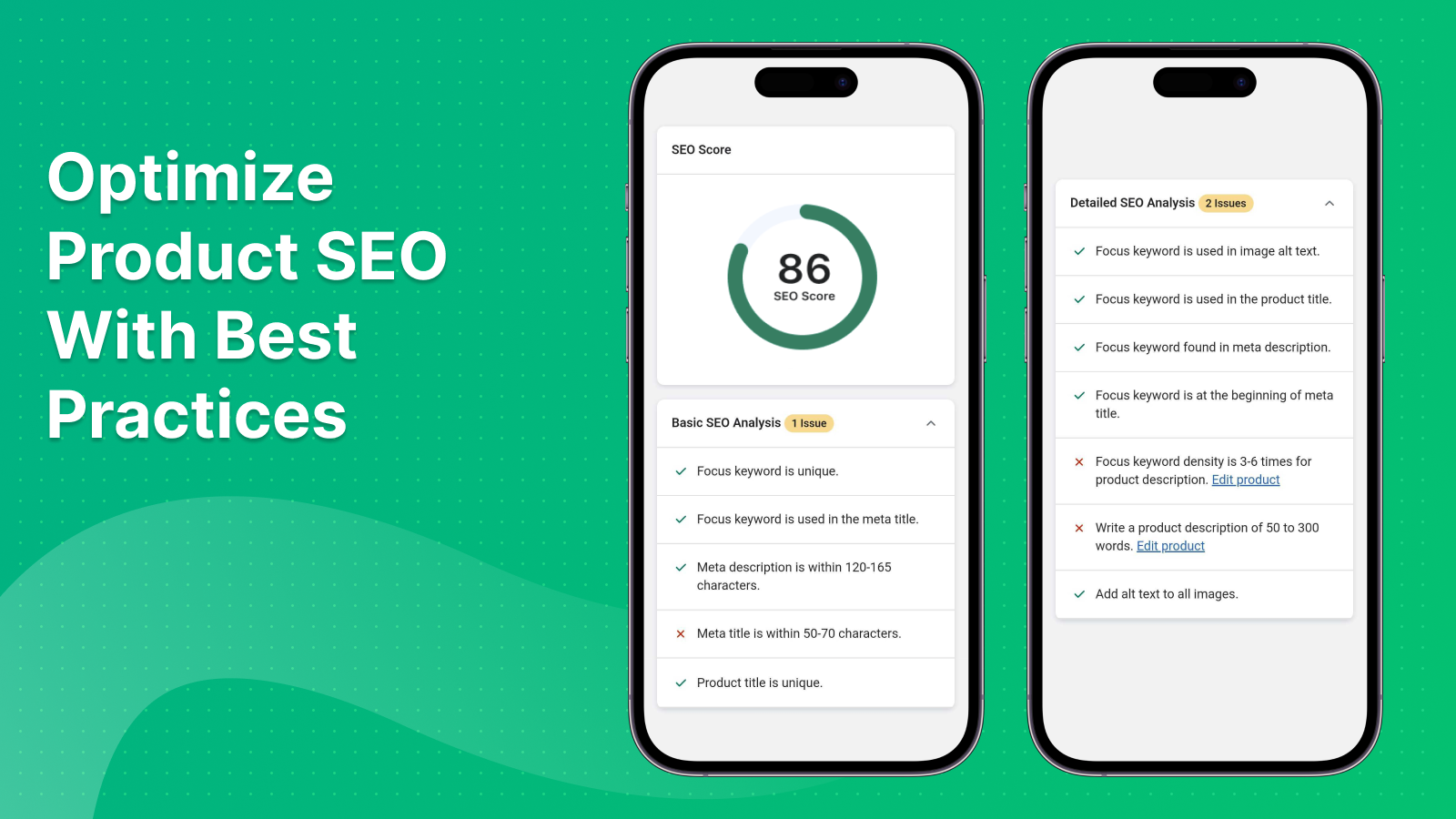 StoreSEO Dashboard