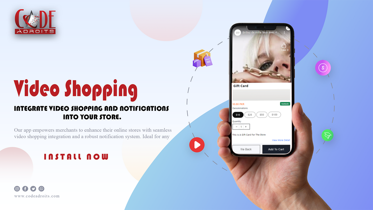 AdroitShopLive: Video Shopping Screenshot