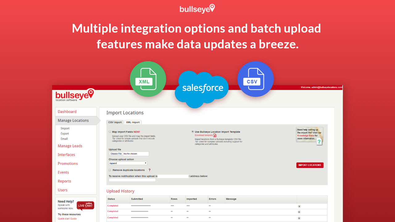 Import and Export Data