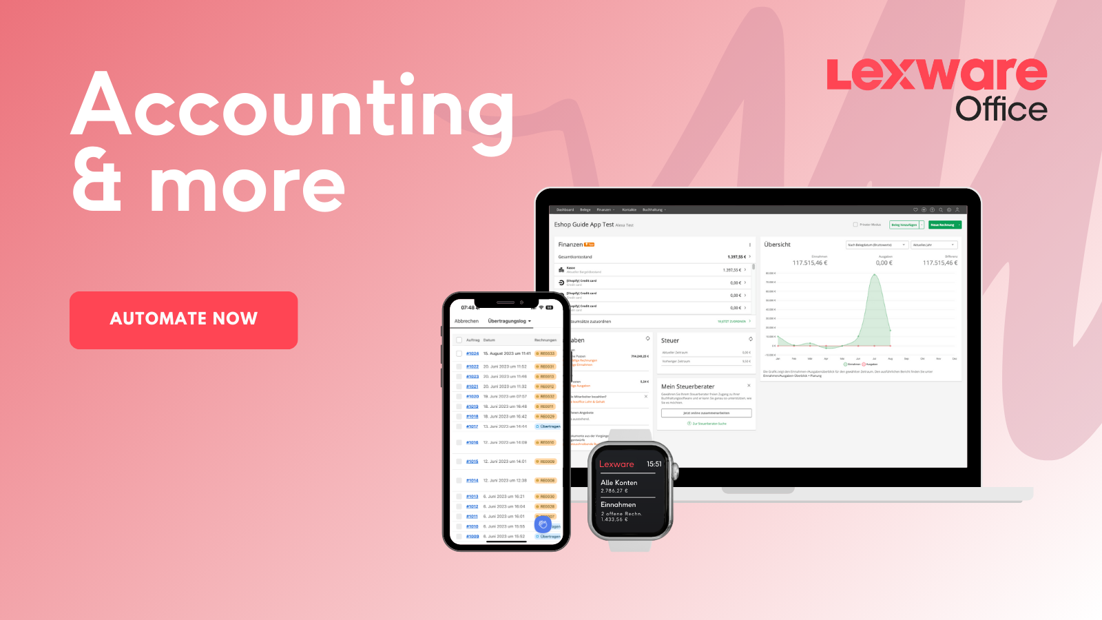 lexware office integration shopify automated accounting