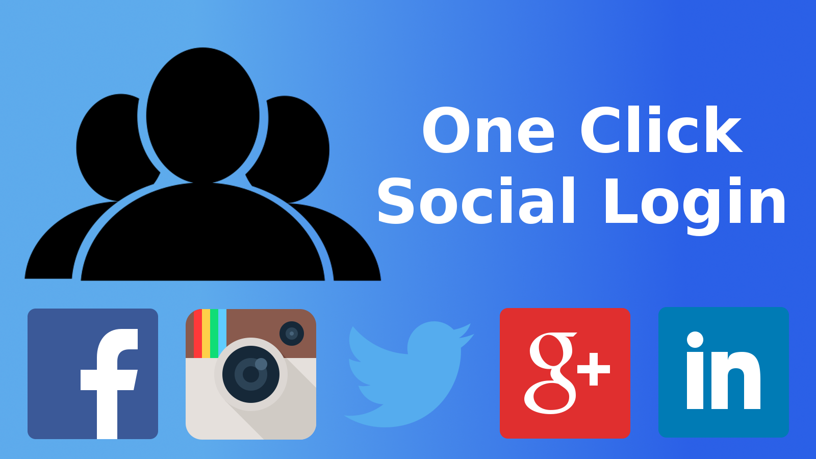 One Click Social Login - Automatic login and signup integration with ...