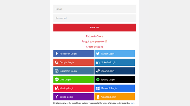 Shopify Social Login  Add Login Application Into Shopify Store