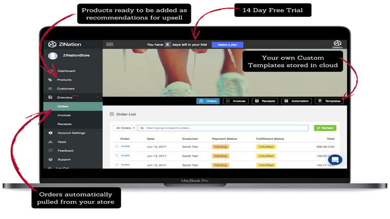 Zinvoice ‑ PDF invoices Screenshot