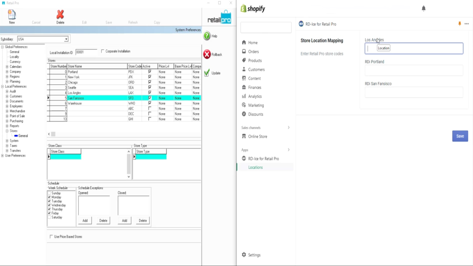 Retail Pro Integration