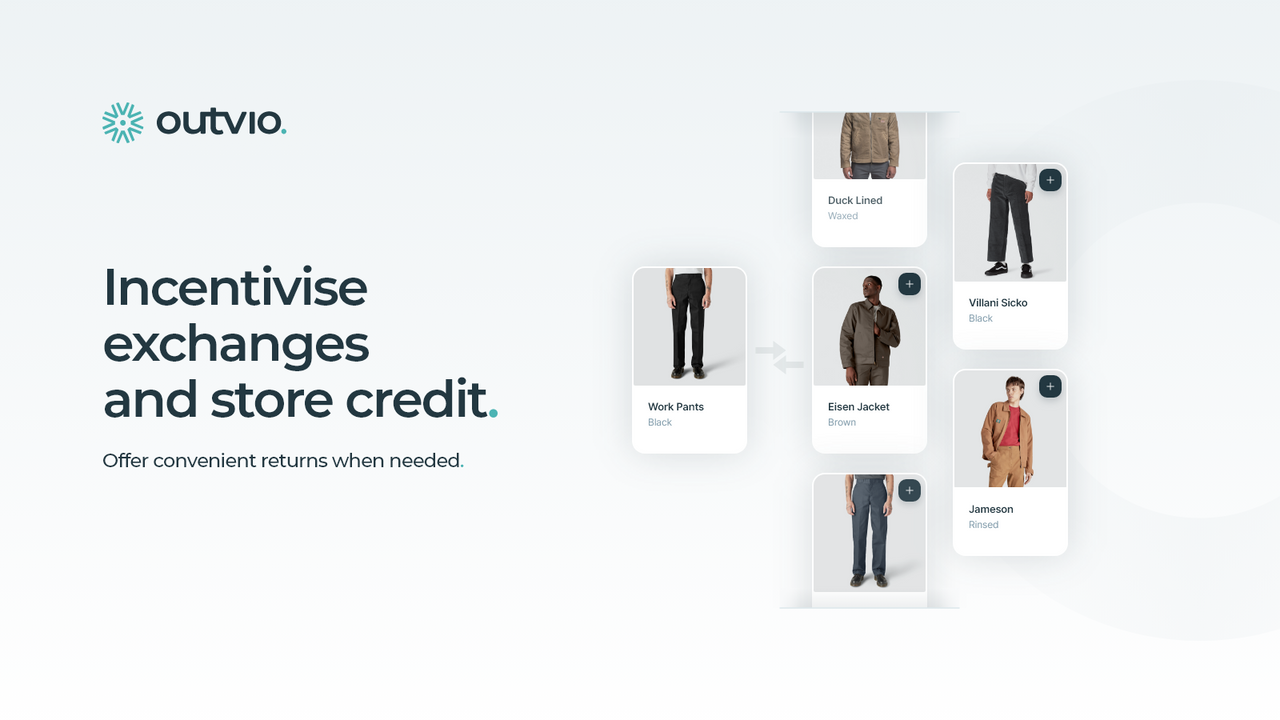 Incentivise exchanges and store credit