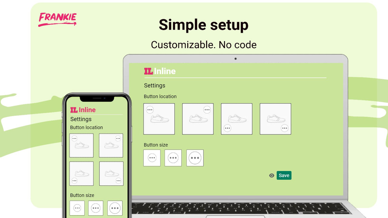 Configuration personnalisable simple de l'application Inline Related Products App