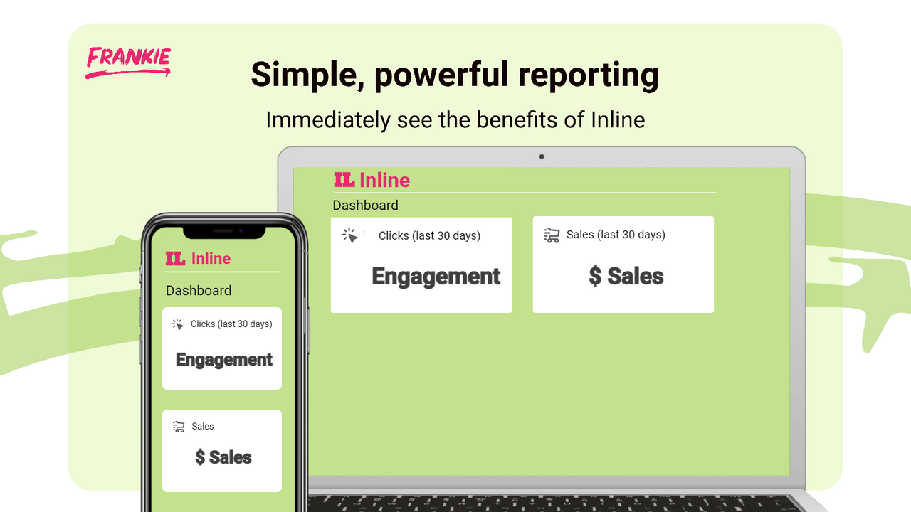 Aplicación de Productos Relacionados de Inline con análisis y reportes simples