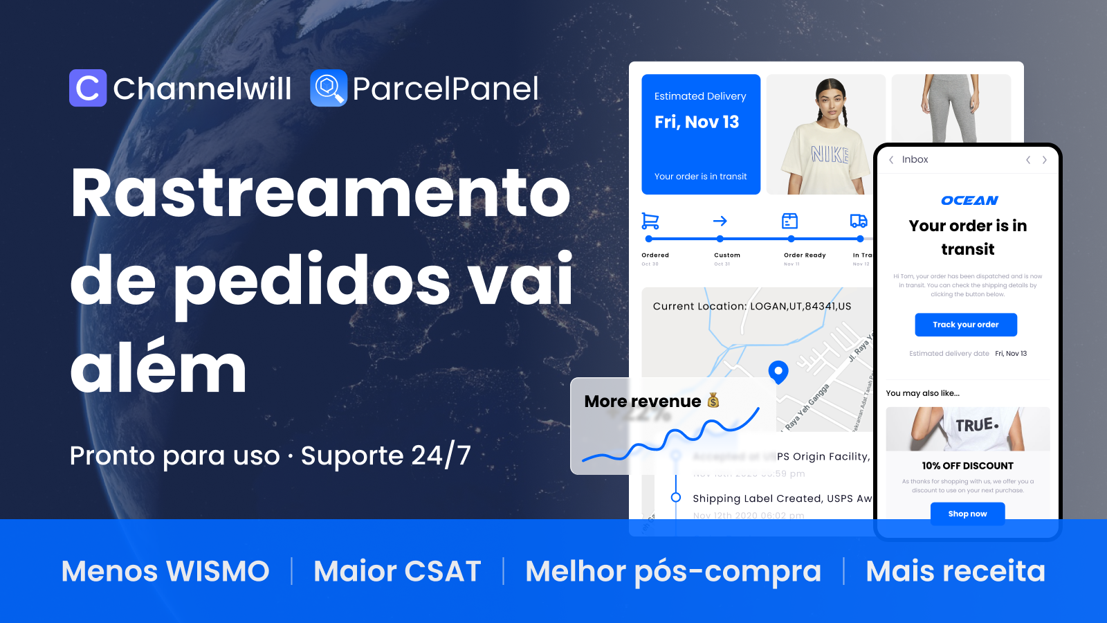 Rastreamento de pedidos vai além