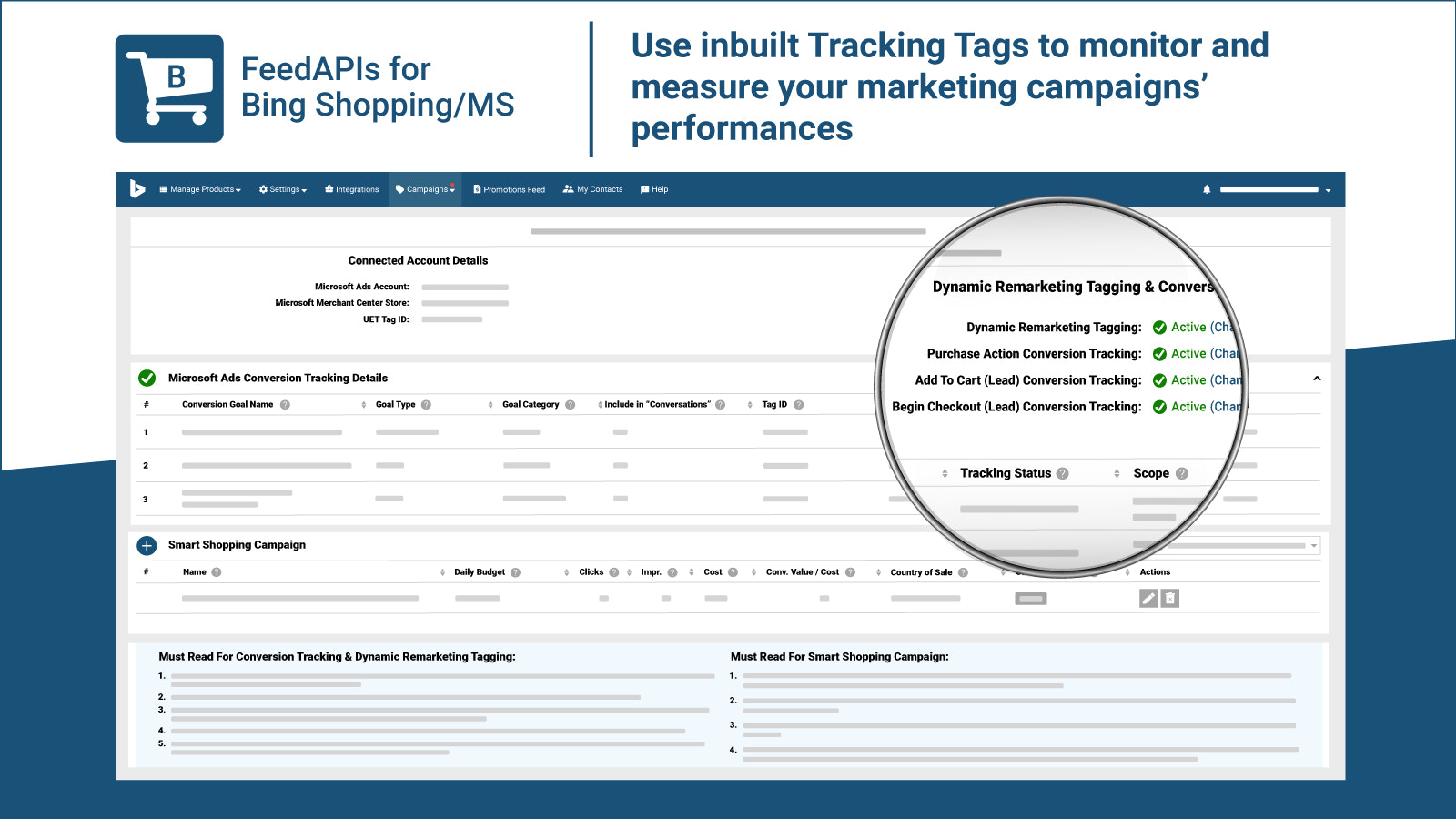 Microsoft Ads Dynamisches Remarketing-Tagging und Conversion-Tracking